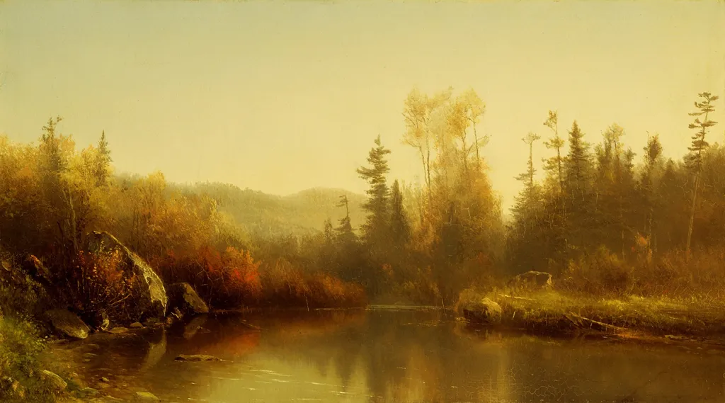 Autumn, by Homer Dodge Martin, oil, 1865