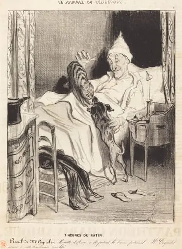 7 heures du matin, by Honoré Daumier