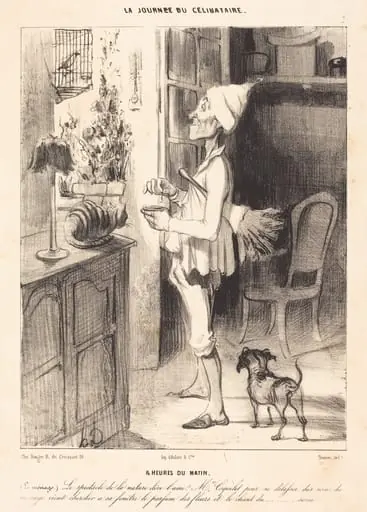 8 heures du matin, by Honoré Daumier
