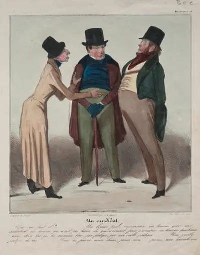 A Candidate, by Honoré Daumier