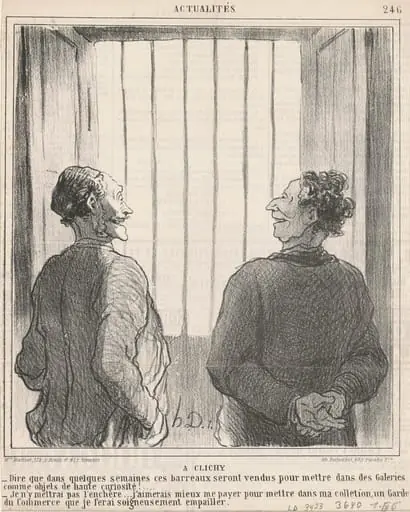 A Clichy, by Honoré Daumier