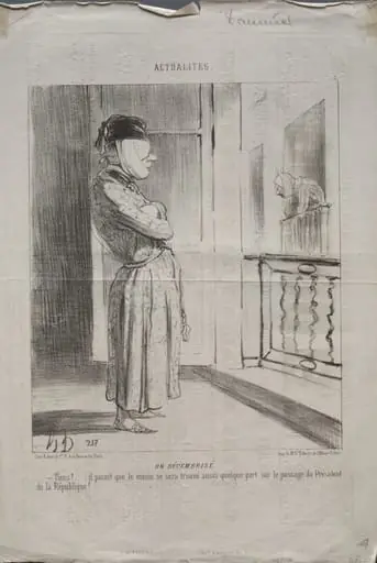 A Decemberist, by Honoré Daumier