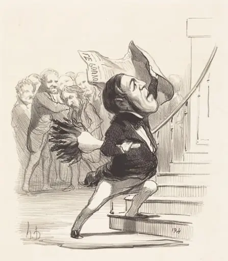 A. Granier de Cassagnac, by Honoré Daumier