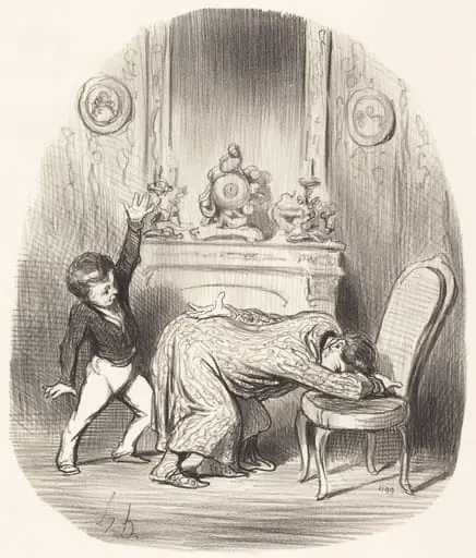A l'instar d'Henri IV, by Honoré Daumier