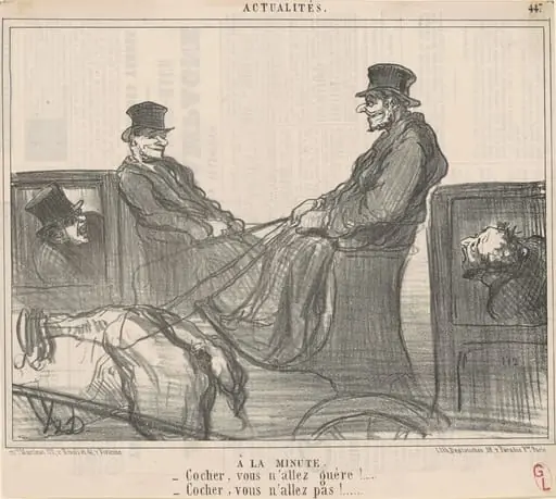 A la minute, by Honoré Daumier