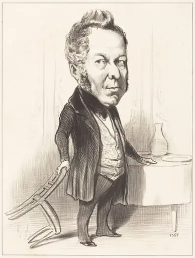 A.P.F. Deslongrais, by Honoré Daumier