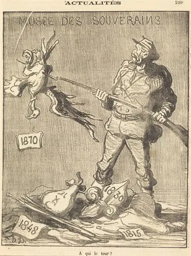 A qui le tour?, by Honoré Daumier