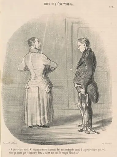 A quoi pensez-vous, M. Piquepruneman, de m'avoir ..., by Honoré Daumier