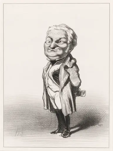 Adolphe Thiers, by Honoré Daumier