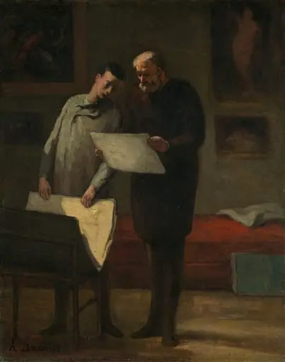 Advice to a Young Artist, by Honoré Daumier
