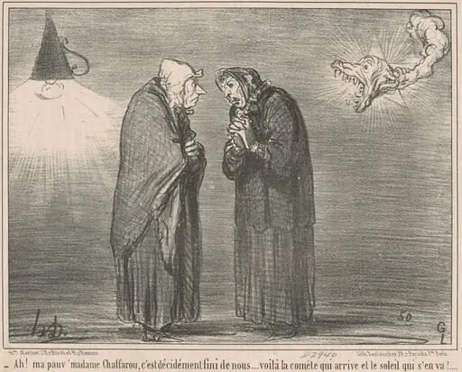 Ah! Ma pauv' Madame Chaffarou ..., by Honoré Daumier
