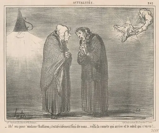 Ah! Pauv' Madame Chaffarou ..., by Honoré Daumier