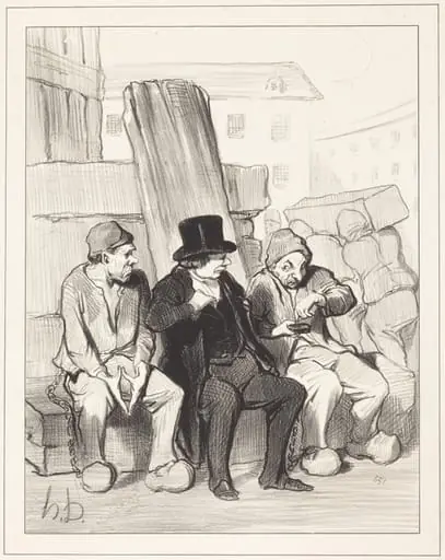 Ainsi donc, mon ami, a vingt-deux ans..., by Honoré Daumier