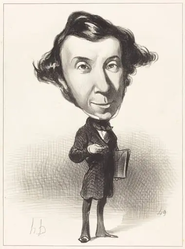 Alex. Ch. Henri de Tocqueville, by Honoré Daumier