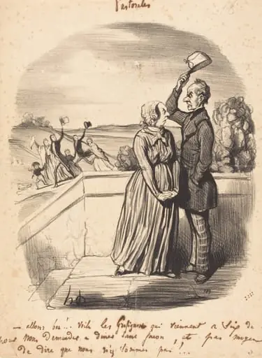 Allons bon!... voila les grafignons..., by Honoré Daumier