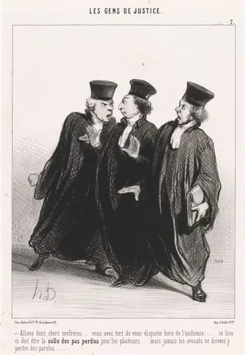 Allons donc, chers confrères..., by Honoré Daumier
