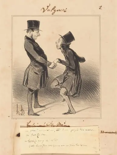 Allons! mon jeune ami, une bonne poignée..., by Honoré Daumier