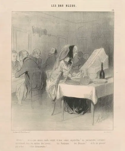 Allons! ... On n'a pas encore rendu compte de mon roman ..., by Honoré Daumier
