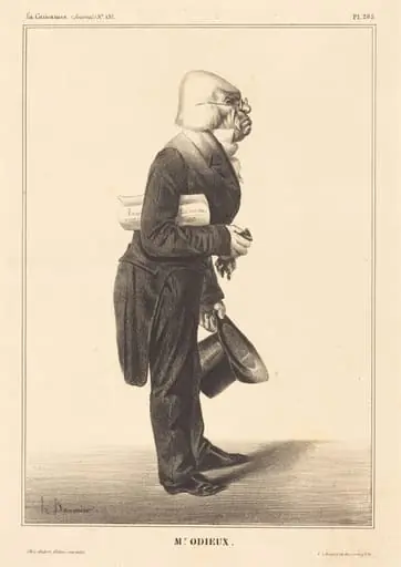 Antoine Odier, by Honoré Daumier