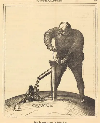 Après la pompe a sang, la pompe à or, by Honoré Daumier
