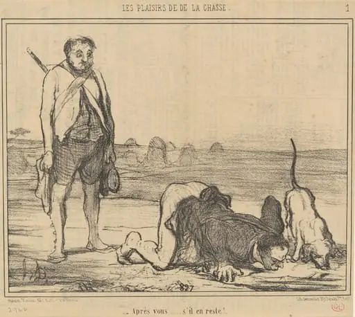 Après vous ... s'il en reste! ..., by Honoré Daumier