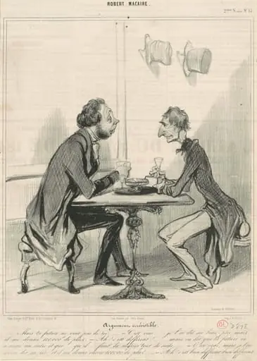Argument irrésistible, by Honoré Daumier