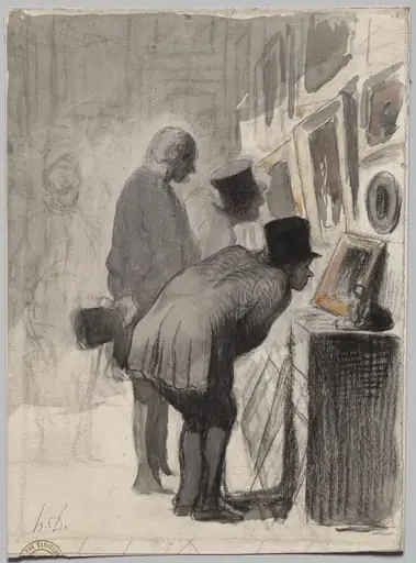 Art Lovers, by Honoré Daumier
