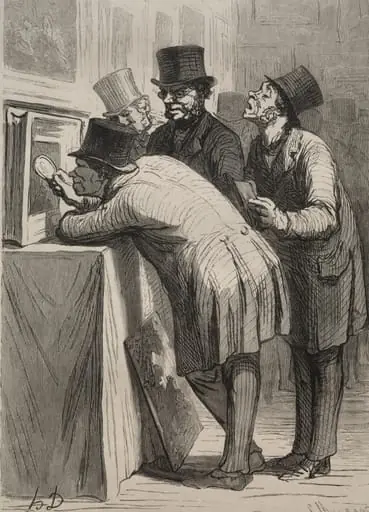Art Lovers, by Honoré Daumier