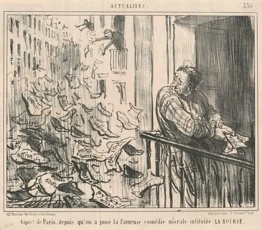 Aspect de Paris, depuis qu'on a joue..., by Honoré Daumier