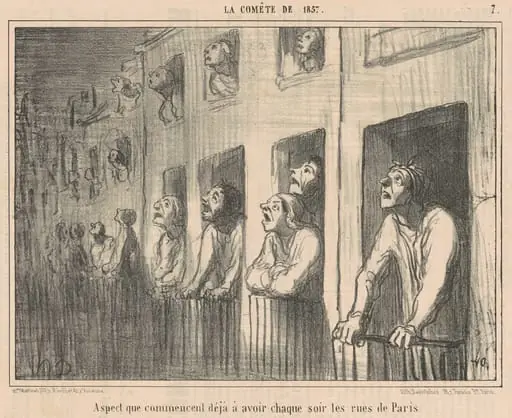 Aspect que commencent dèja a avoir ..., by Honoré Daumier