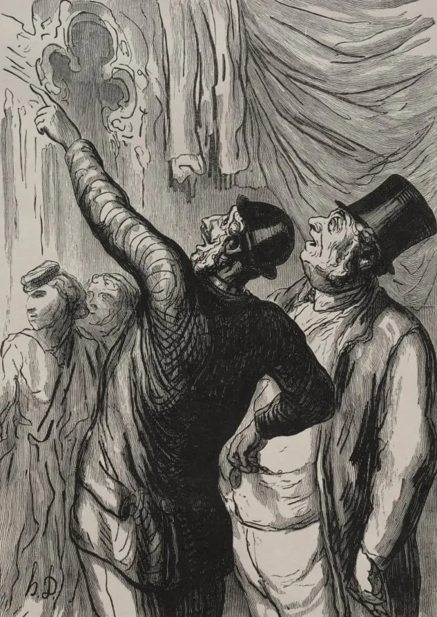 At the Universal Exhibition: The perfect guide, by Honoré Daumier, 1867