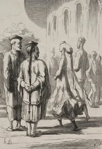 At the Universal Exhibition: Who are the real Chinese?, by Honoré Daumier