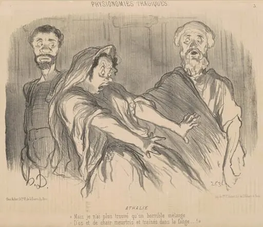 Athalie, by Honoré Daumier