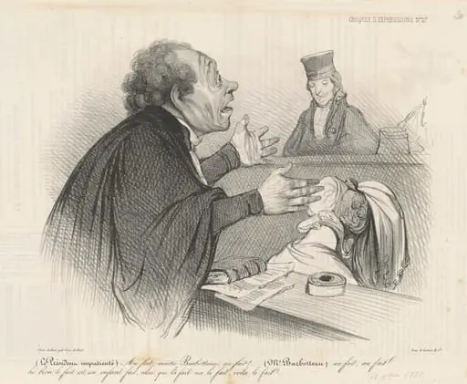 Au fait, maitre Barbotteau..., by Honoré Daumier