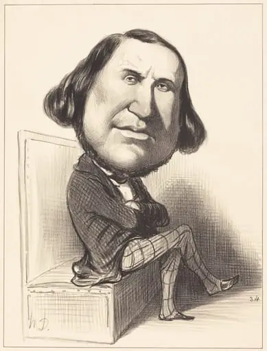Auguste Avond, by Honoré Daumier