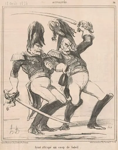 Ayant attrapé un coup de soleil, by Honoré Daumier
