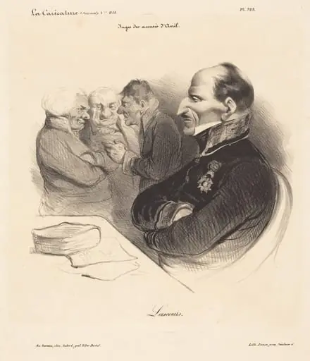 Baron de Lascours, by Honoré Daumier