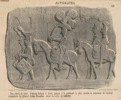 Bas-relief en pain d'épices ..., by Honoré Daumier