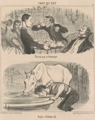 Bavant pour se desennuyer, by Honoré Daumier