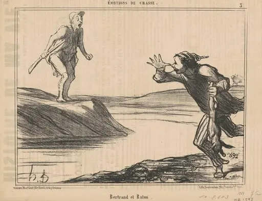 Bertrand et Raton, by Honoré Daumier