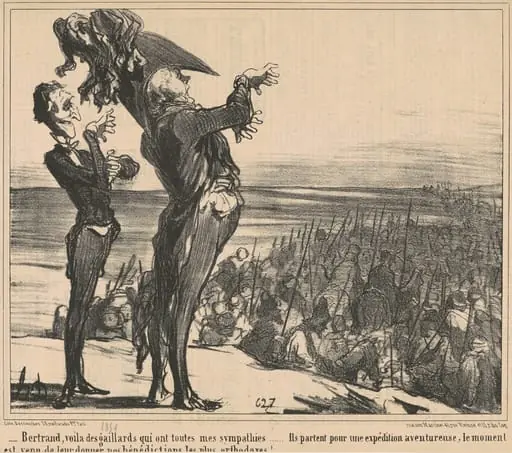 Bertrand, voila des gaillards ..., by Honoré Daumier