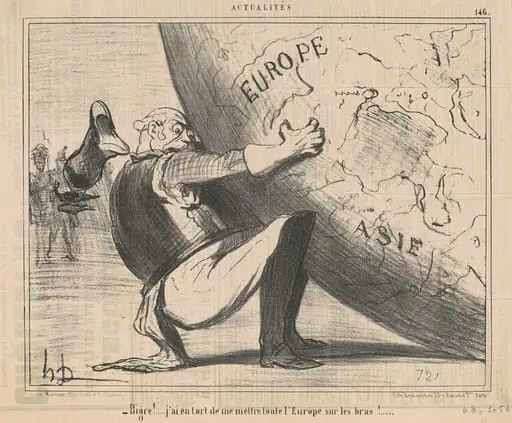 Bigre! ... j'ai eu tort de me mettre ..., by Honoré Daumier
