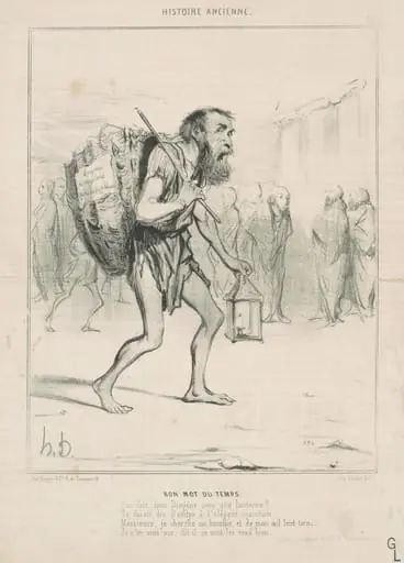 Bon mot du temps, by Honoré Daumier