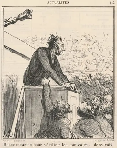 Bonne occasion pour vérifier ..., by Honoré Daumier