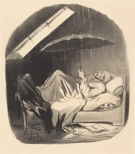 Brigand de propriétaire..., by Honoré Daumier