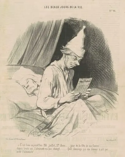C'est bien aujourd'hui 28 Juillet ..., by Honoré Daumier