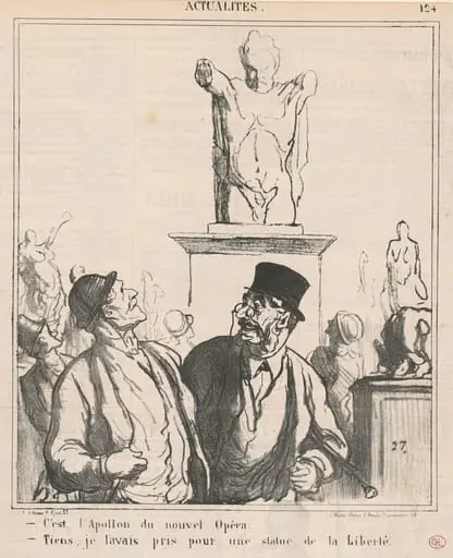 C'est l'apollon du nouvel opéra, by Honoré Daumier