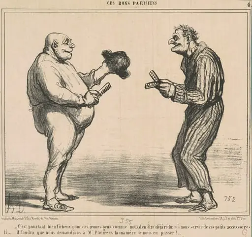 C'est pourtant bien facheux pour ..., by Honoré Daumier