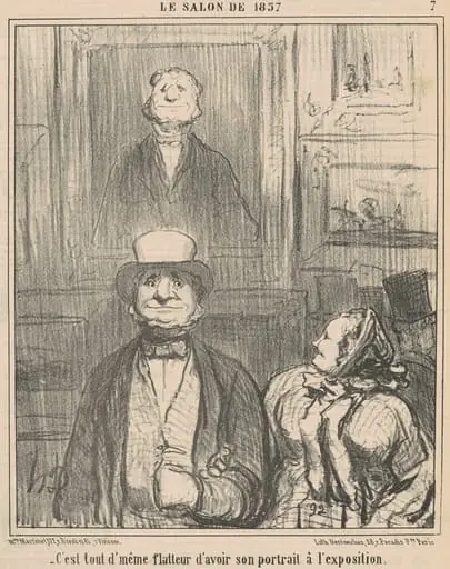 C'est tout d'même flatteur d'avoir ..., by Honoré Daumier