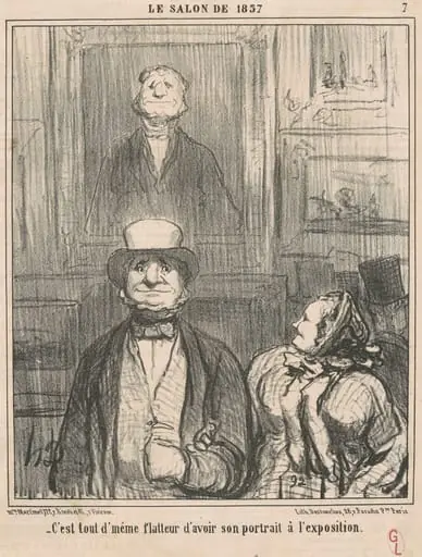 C'est tout d'même flatteur d'avoir, by Honoré Daumier